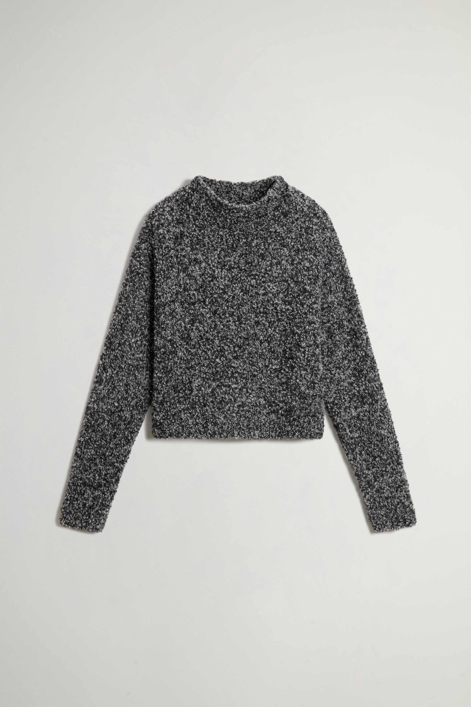 3GG BOUCLE TURTLENECK Black photo 5 | Woolrich