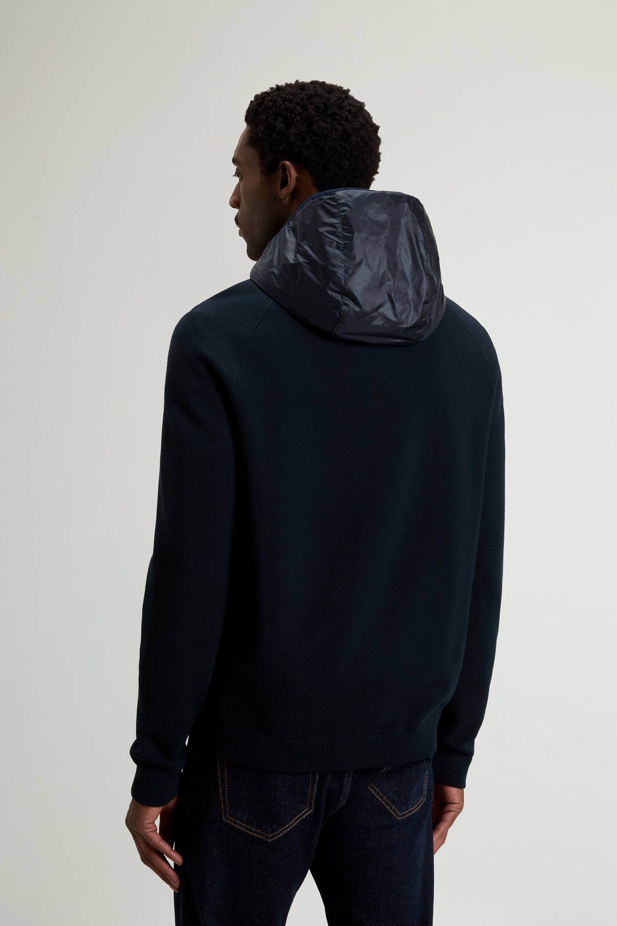 Allen Hybrid Jacket in Ripstop Nylon Blue photo 3 | Woolrich