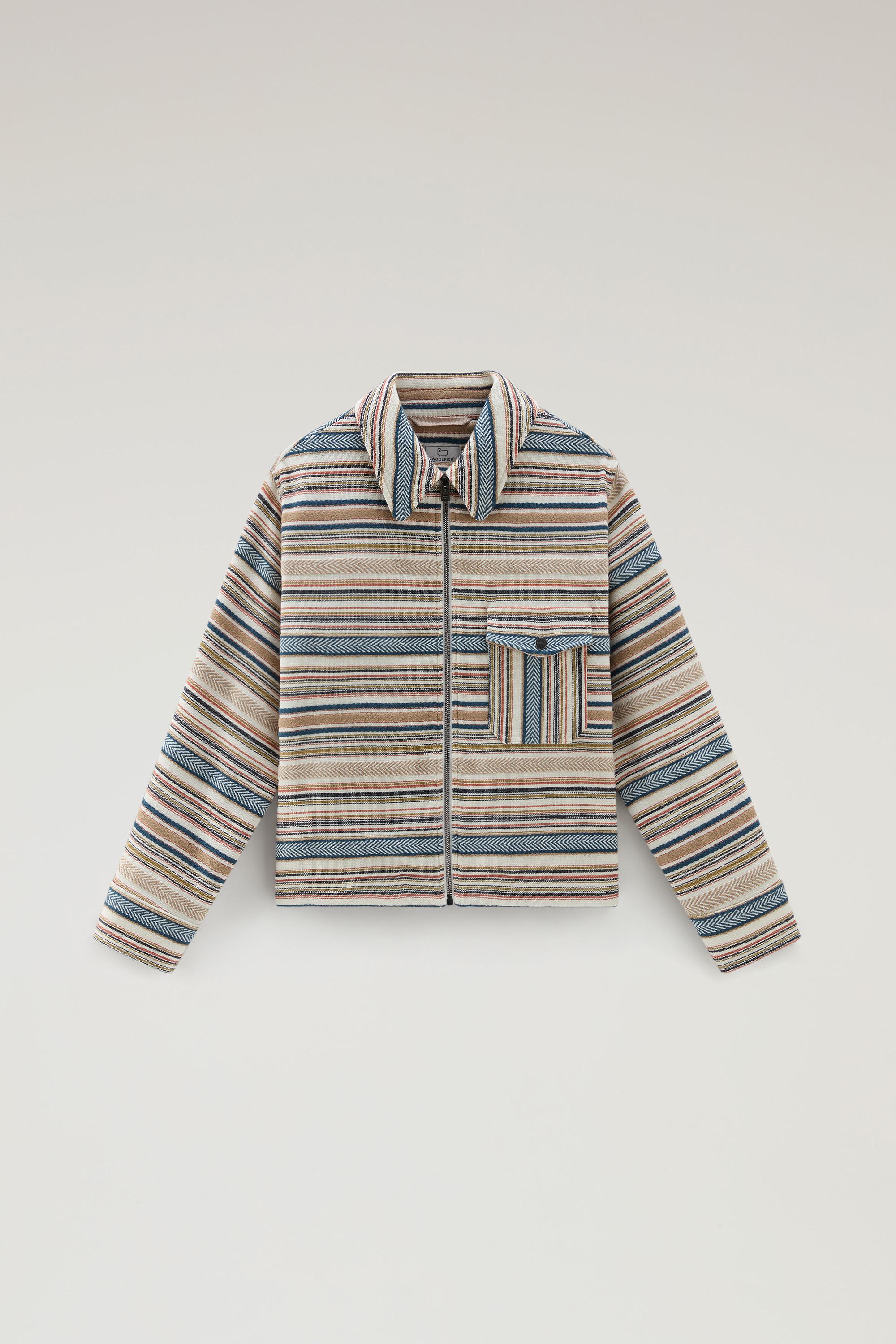 Gentry Overshirt in Manteco Recycled Cotton Blend Multicolor photo 1 | Woolrich