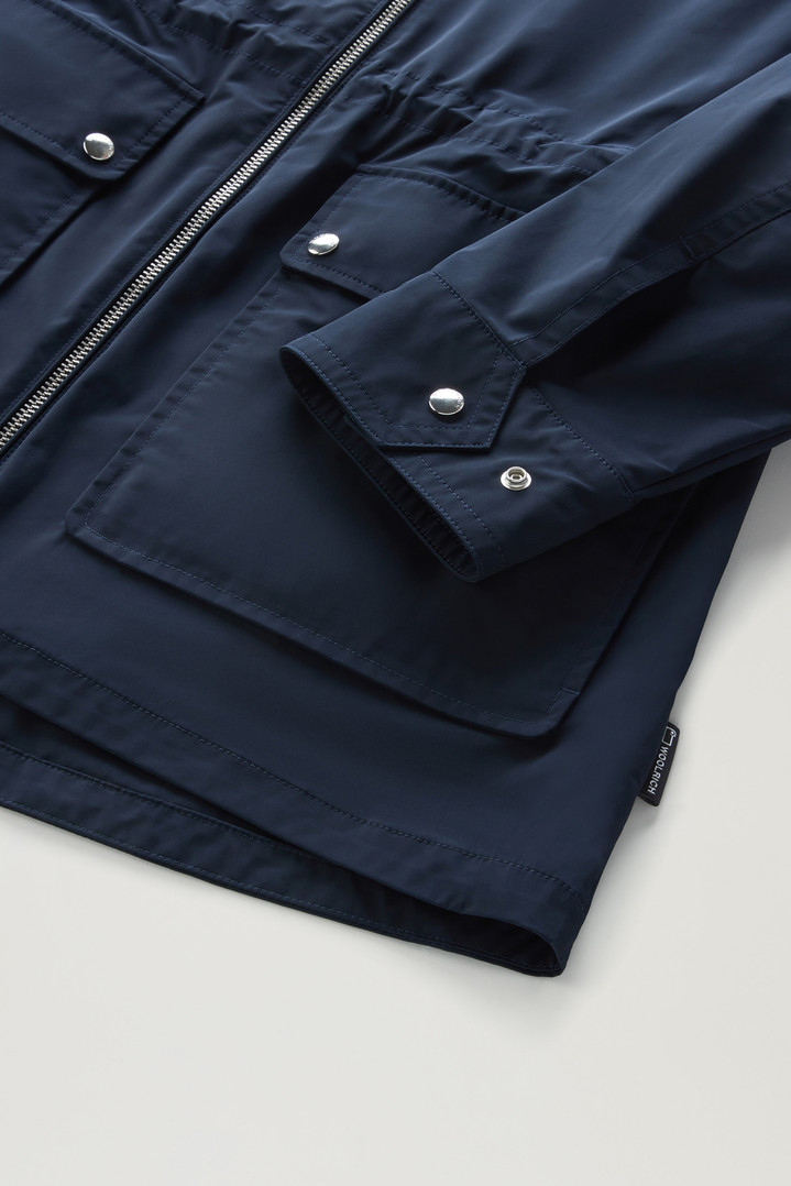 Summer Jacket in Urban Touch Blue photo 3 | Woolrich