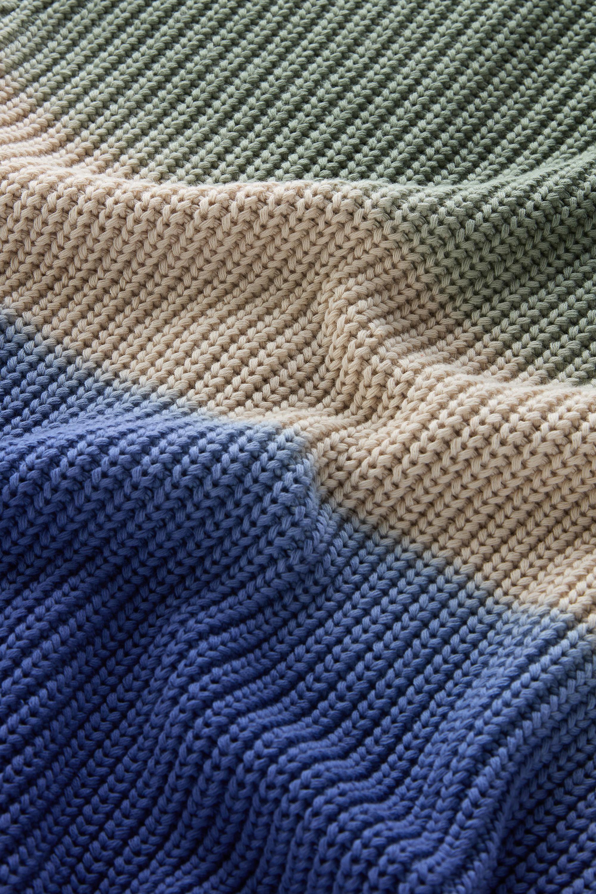 Pure Cotton Cardigan with Color Shades Green photo 4 | Woolrich