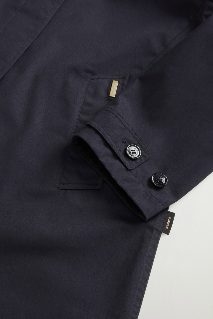 Trench Coat in Pure Cotton Blue photo 7 | Woolrich