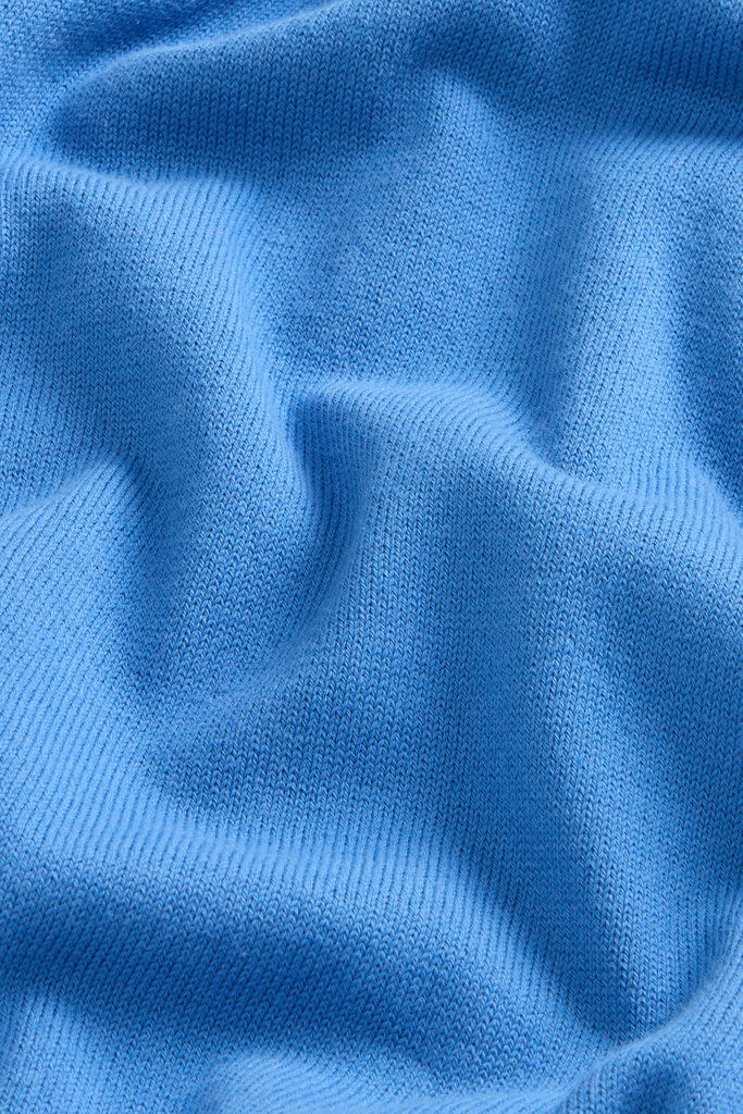 Short-Sleeved Pure Cotton Sweater Blue photo 4 | Woolrich