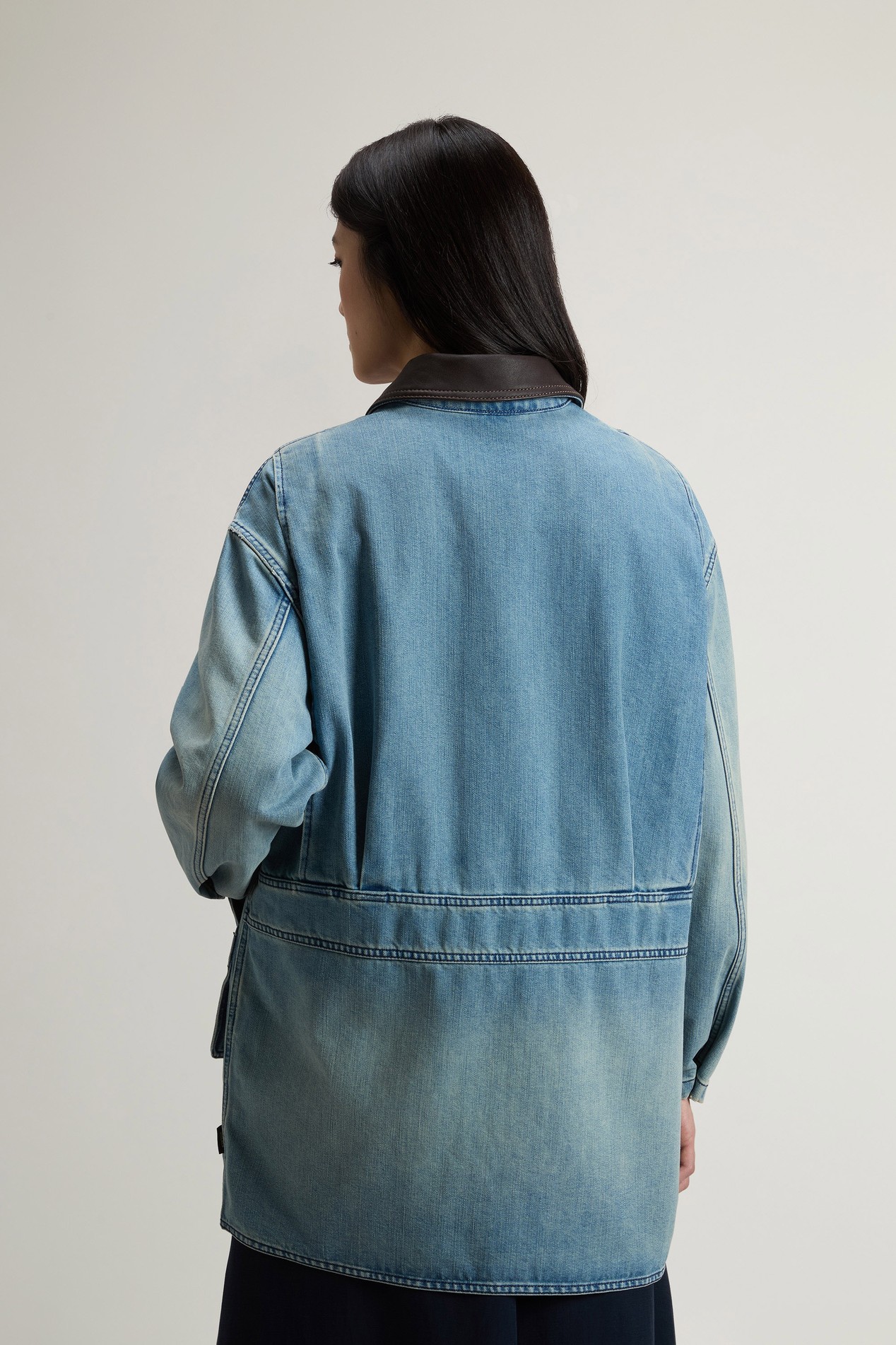 KODENSHI BARN JACKET Blue photo 3 | Woolrich