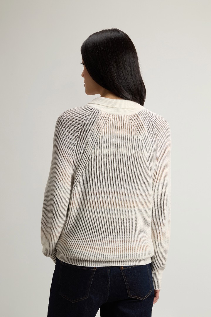 Vanisé Sweater in Cotton Blend White photo 3 | Woolrich