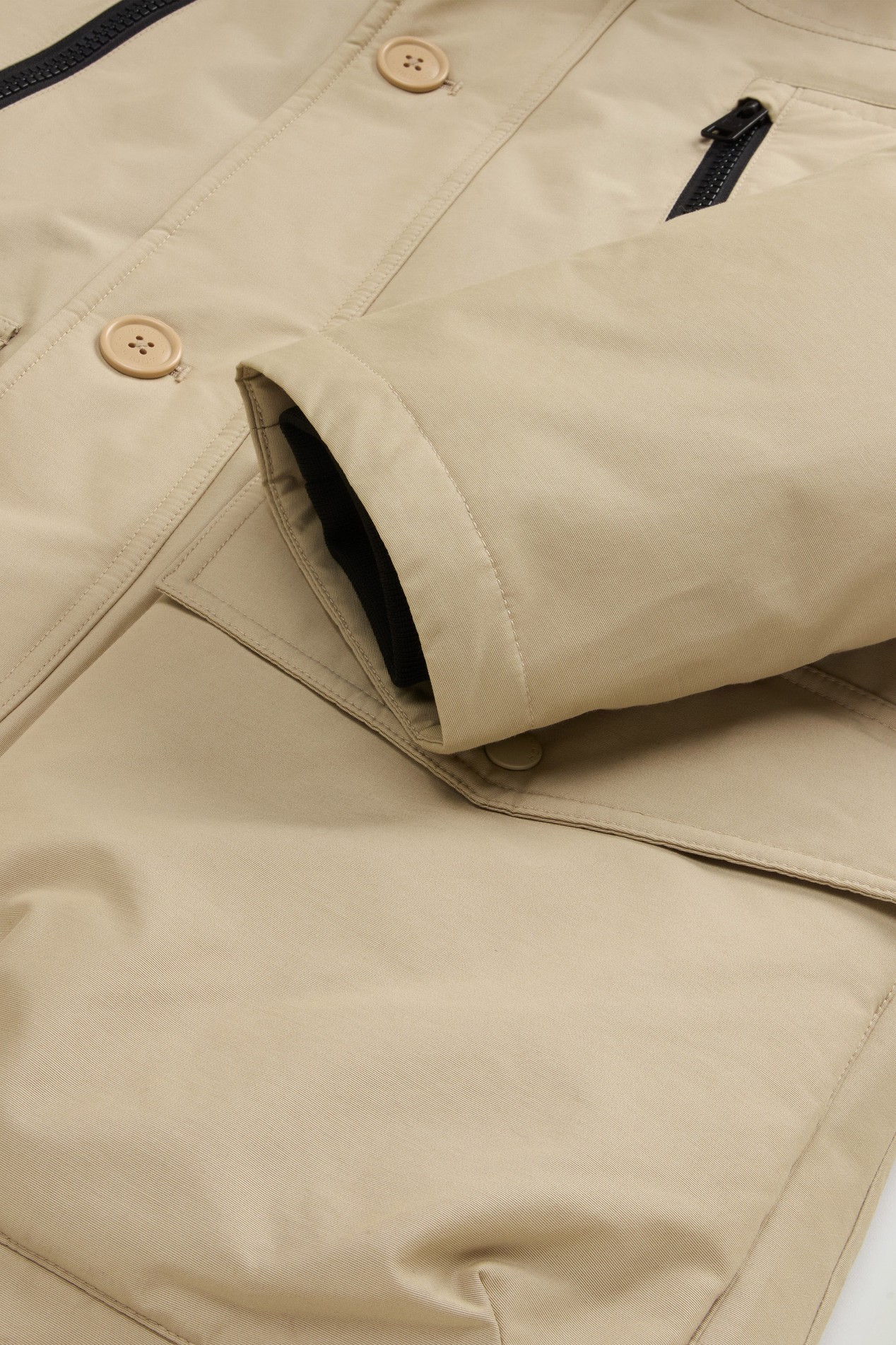 Arctic Parka Evolution in Ramar Cloth Beige photo 7 | Woolrich