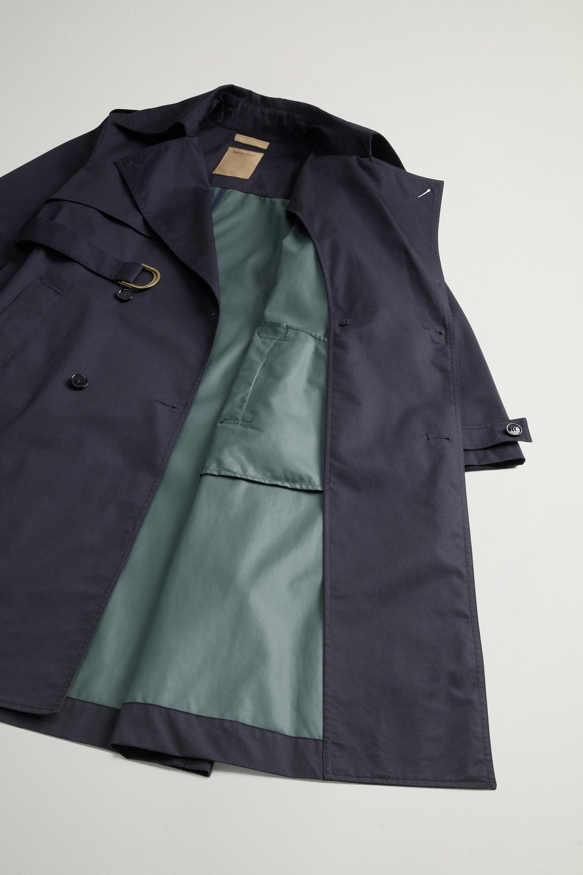 TECH COTTON TRENCH Blue photo 8 | Woolrich