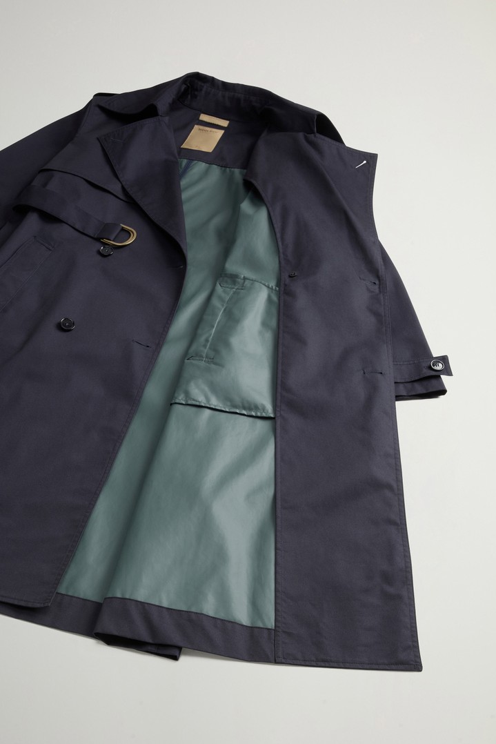 TECH COTTON TRENCH Blue photo 8 | Woolrich