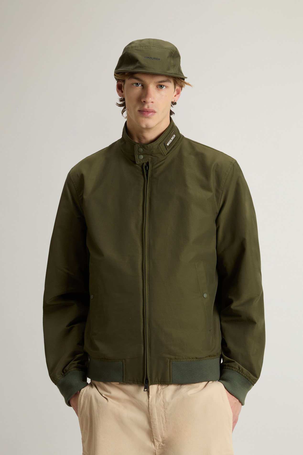 Cruiser Bomber Jacket in Light Ramar Green photo 1 | Woolrich