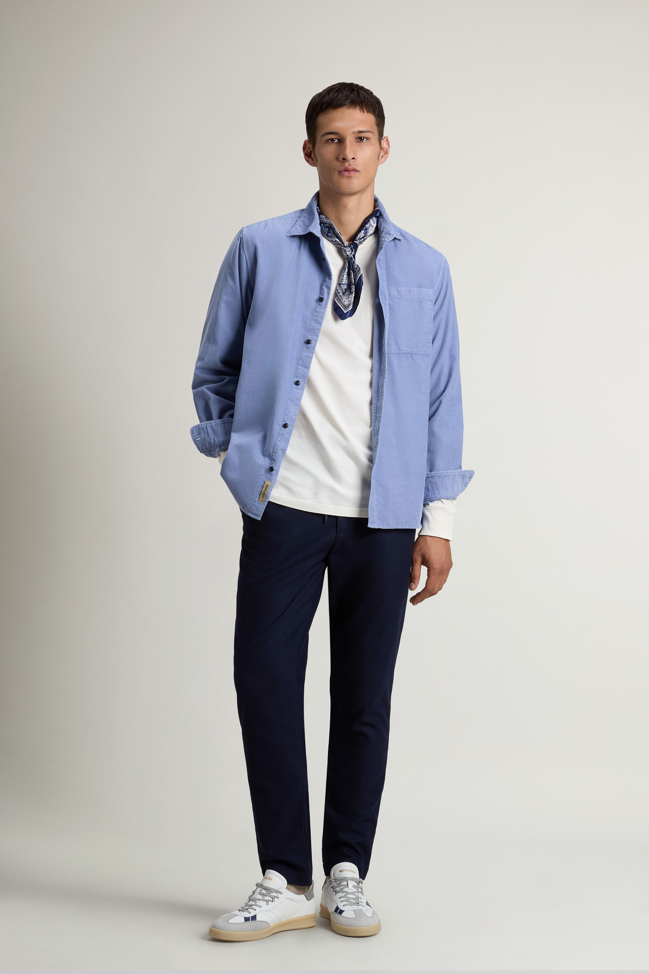 CORDUROY MACKEY SHIRT GD Blue photo 2 | Woolrich