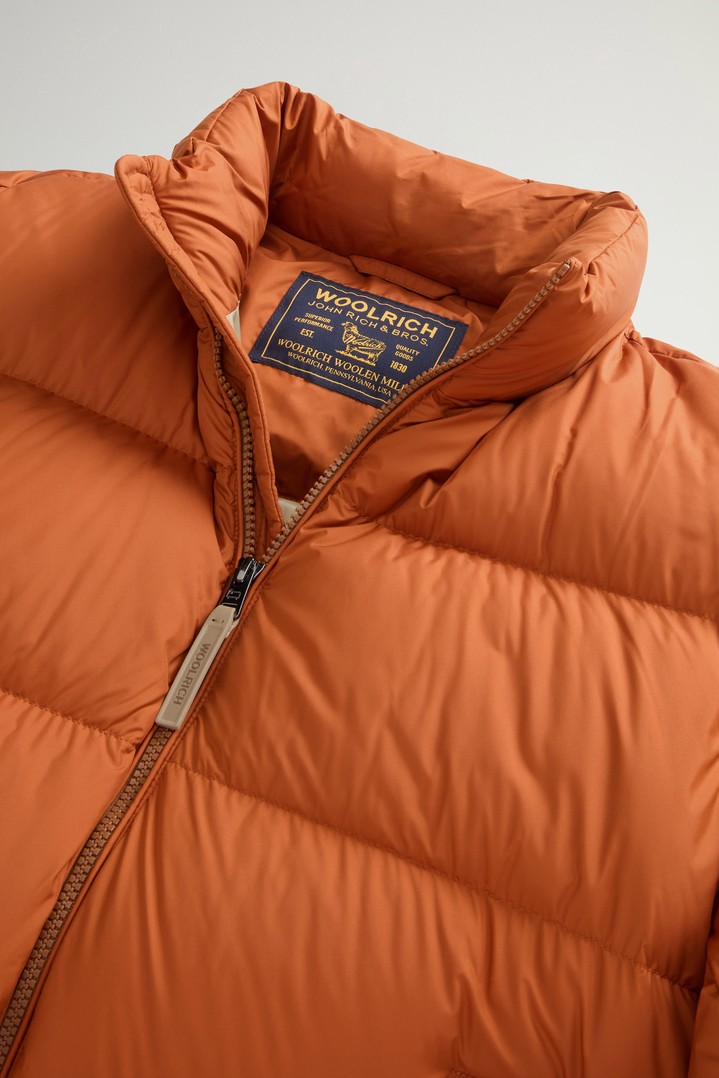Cloud Down Jacket in Microfiber Brown photo 6 | Woolrich