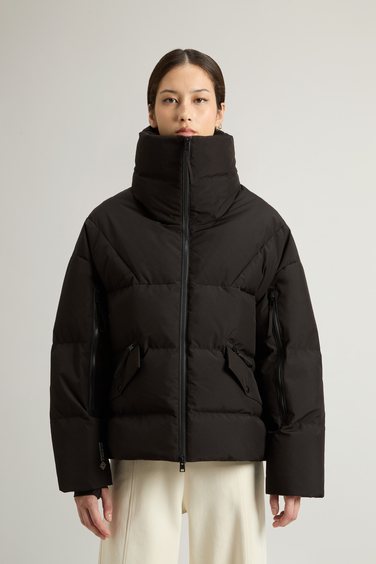 Down Jacket in WINDSTOPPER GORE-TEX Black photo 1 | Woolrich