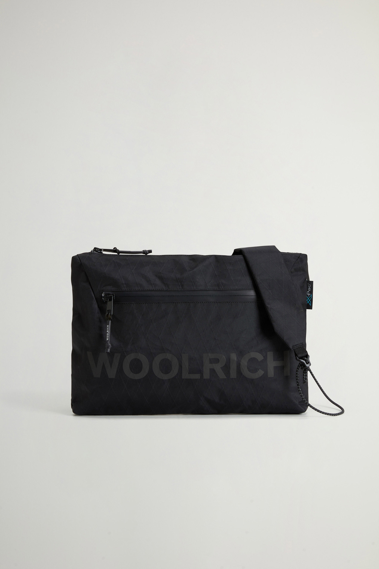 Crossbody Bag with Logo in X-PAC by Todd Snyder Black photo 1 | Woolrich