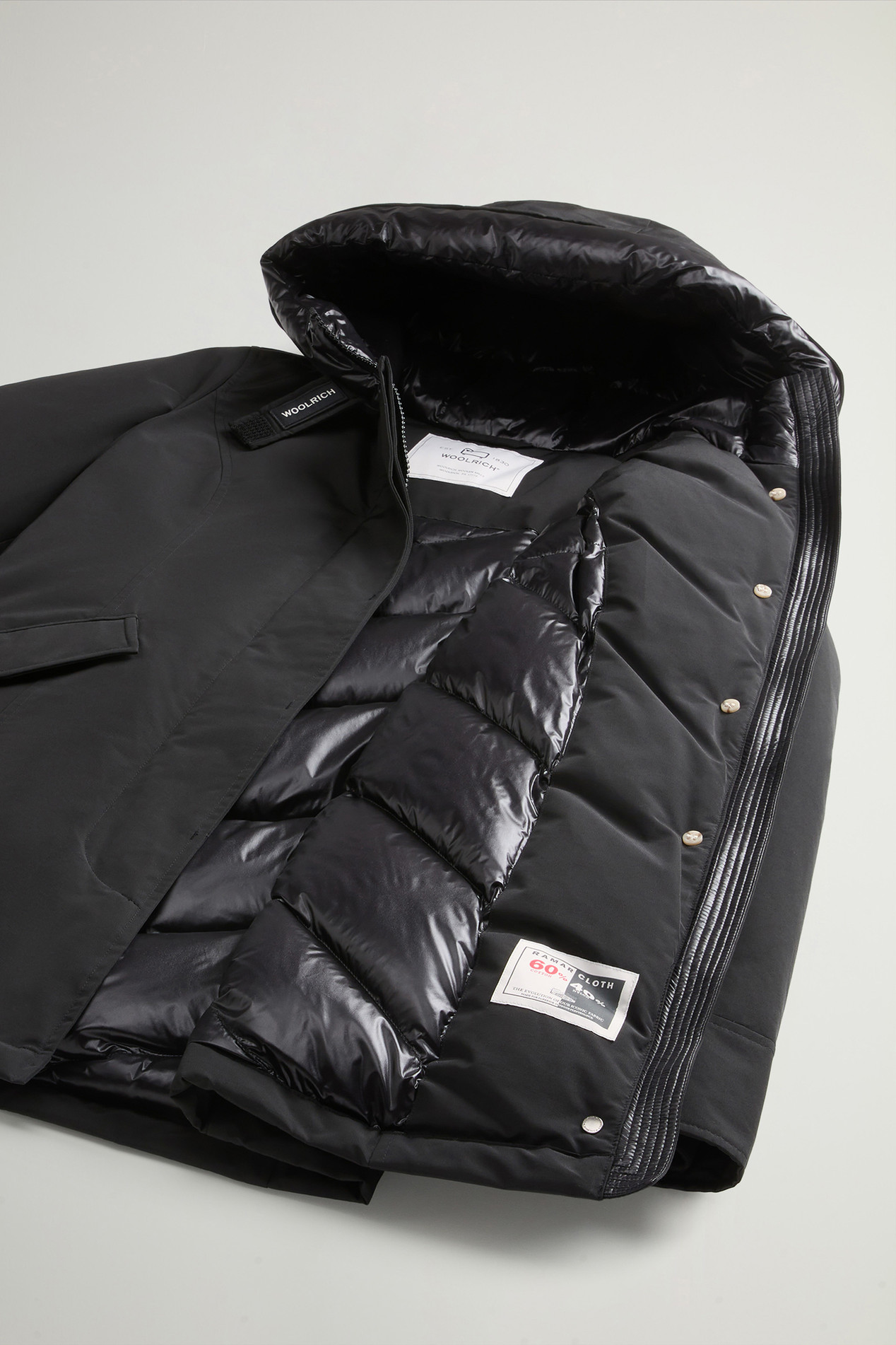 Arctic Parka in Ramar Cloth Black photo 8 | Woolrich
