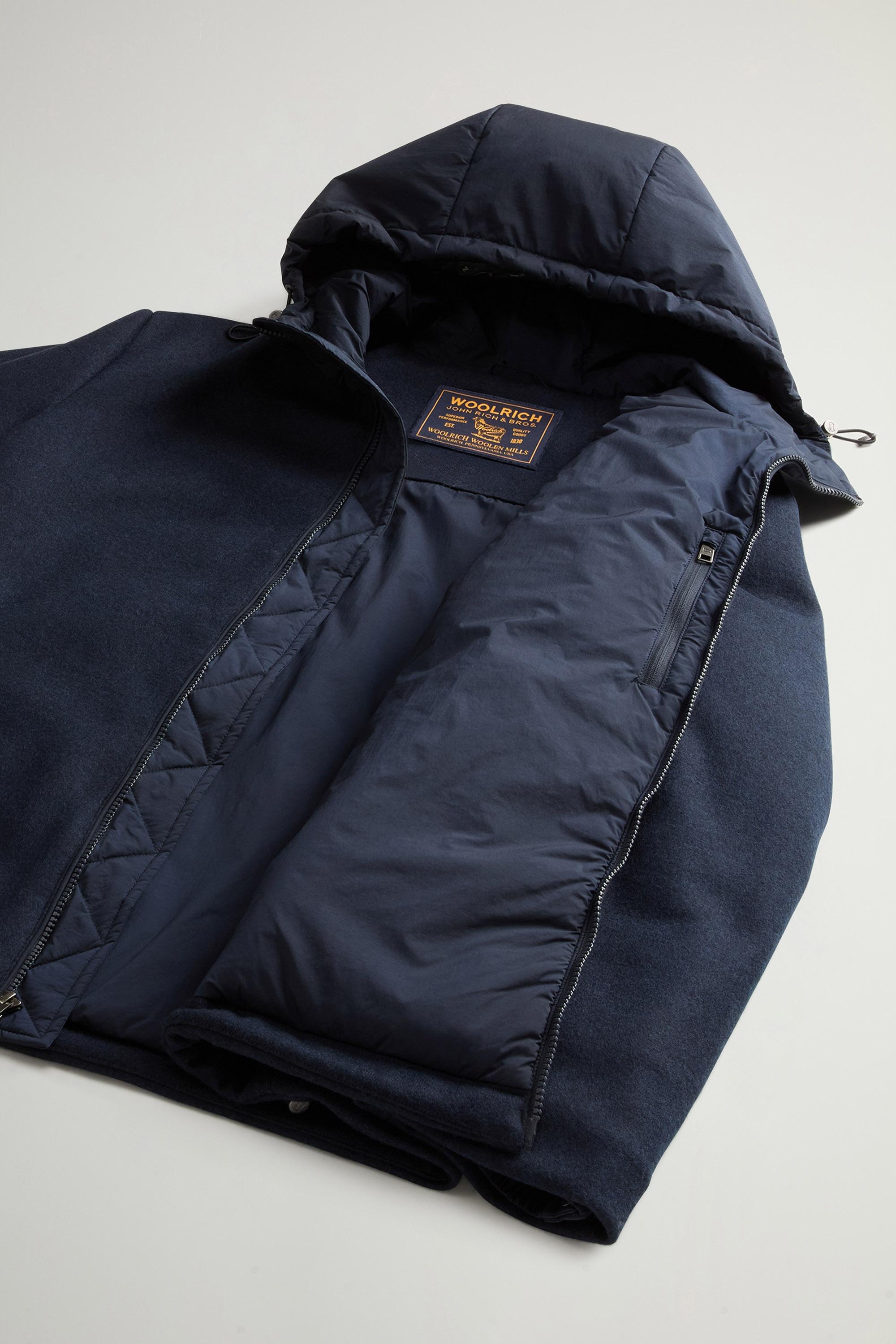 KNITTED WOOL PACIFIC JACKET Blue photo 8 | Woolrich