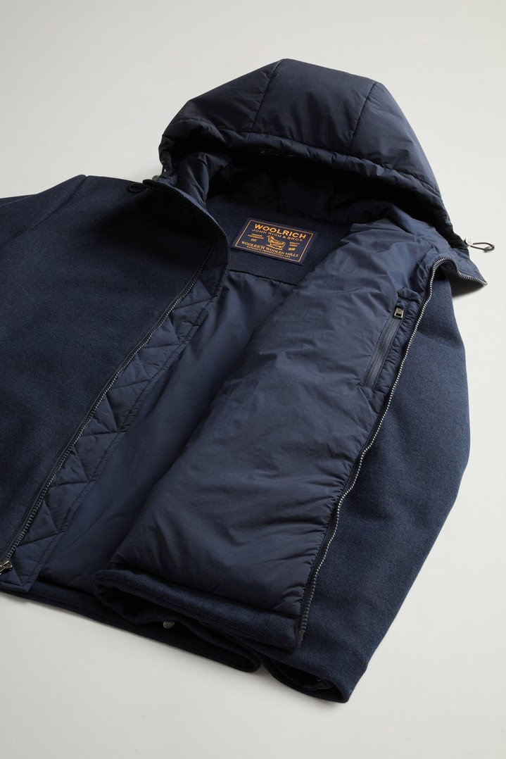 KNITTED WOOL PACIFIC JACKET Blue photo 8 | Woolrich