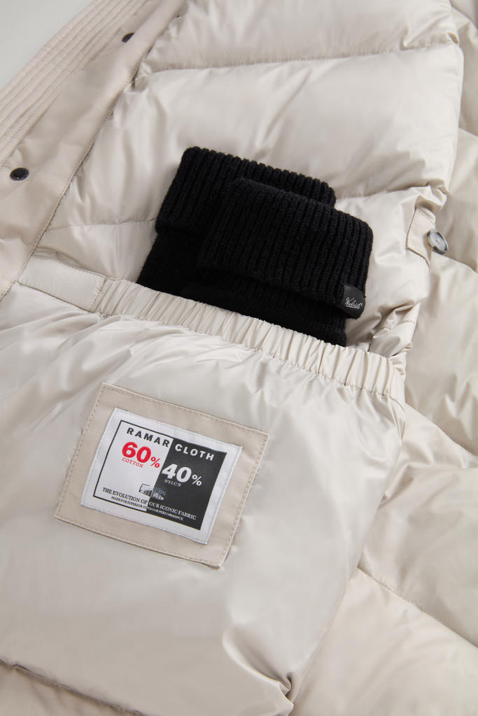 Polar Parka in Ramar Cloth with High Collar Beige photo 9 | Woolrich