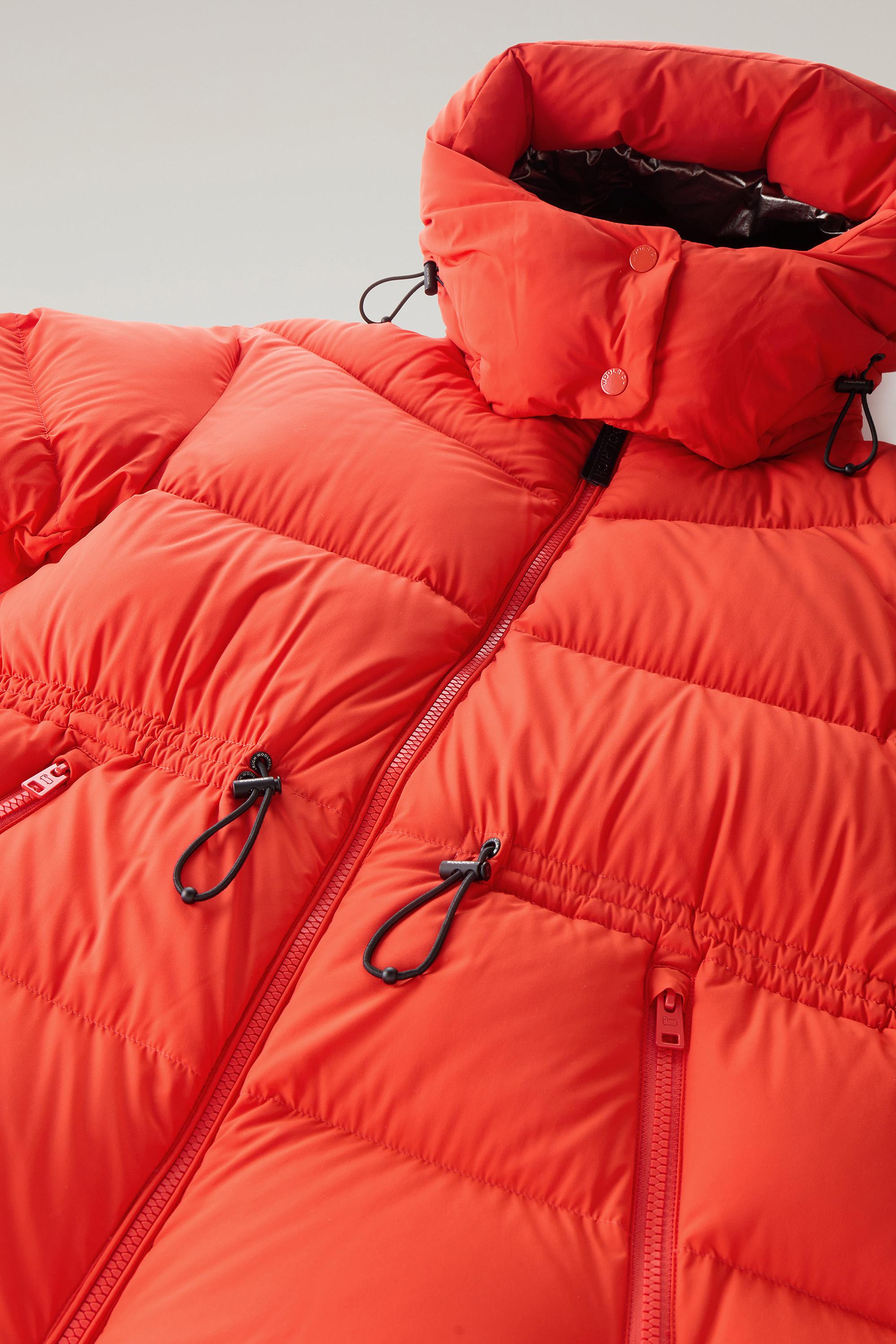 Stretch Nylon Down Jacket with Detachable Hood Orange photo 5 | Woolrich