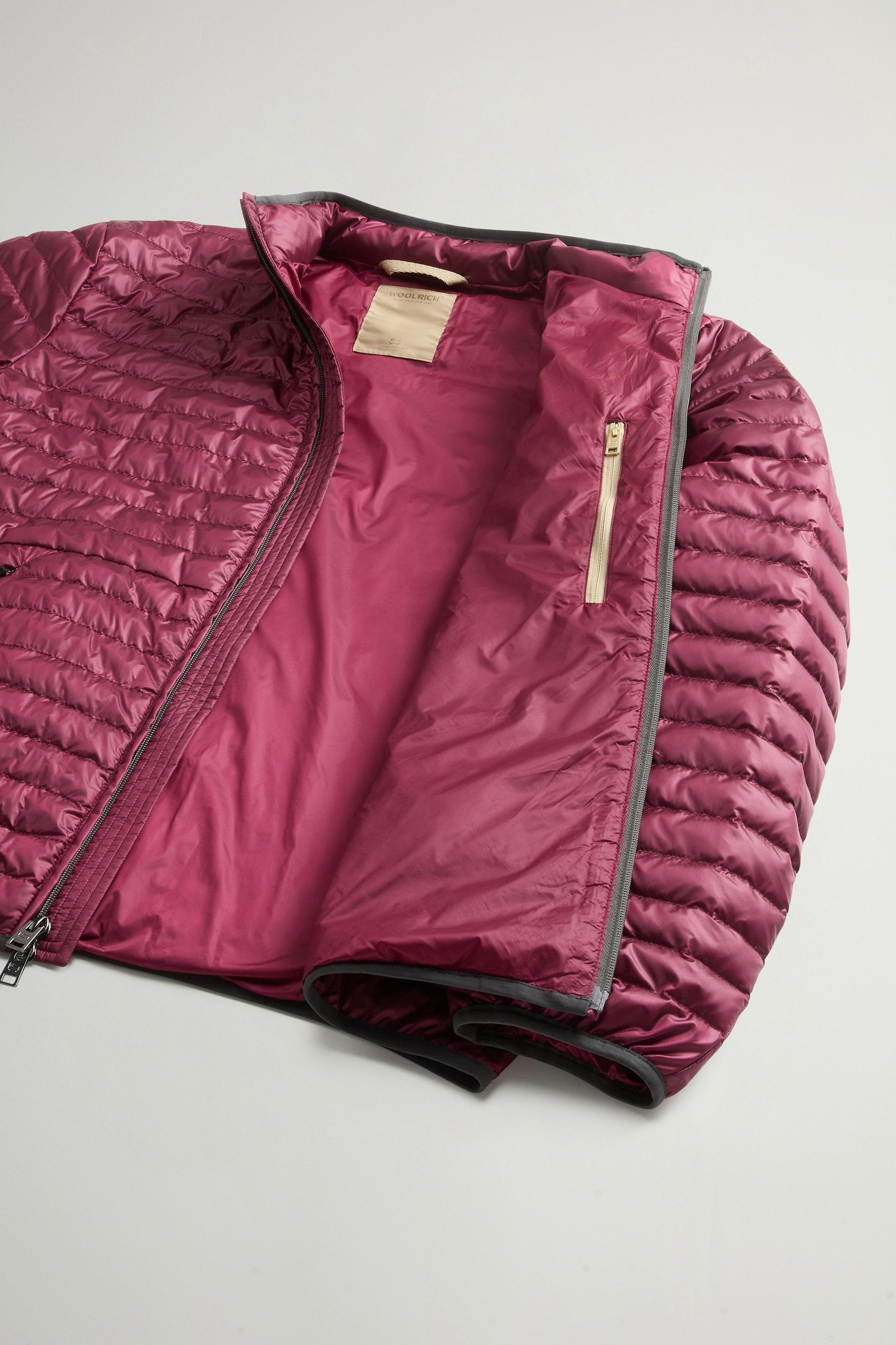 Lightweight Allen Down Jacket in Ripstop Nylon Burgundy photo 8 | Woolrich