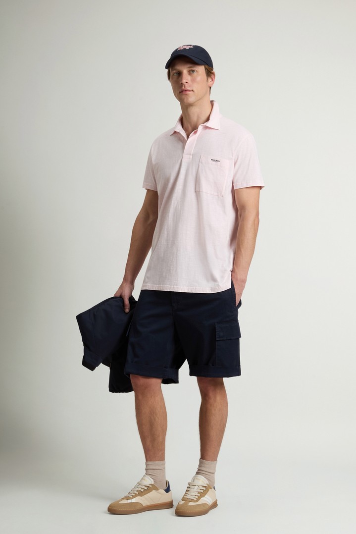 SLUB LOGO POLO Pink photo 2 | Woolrich