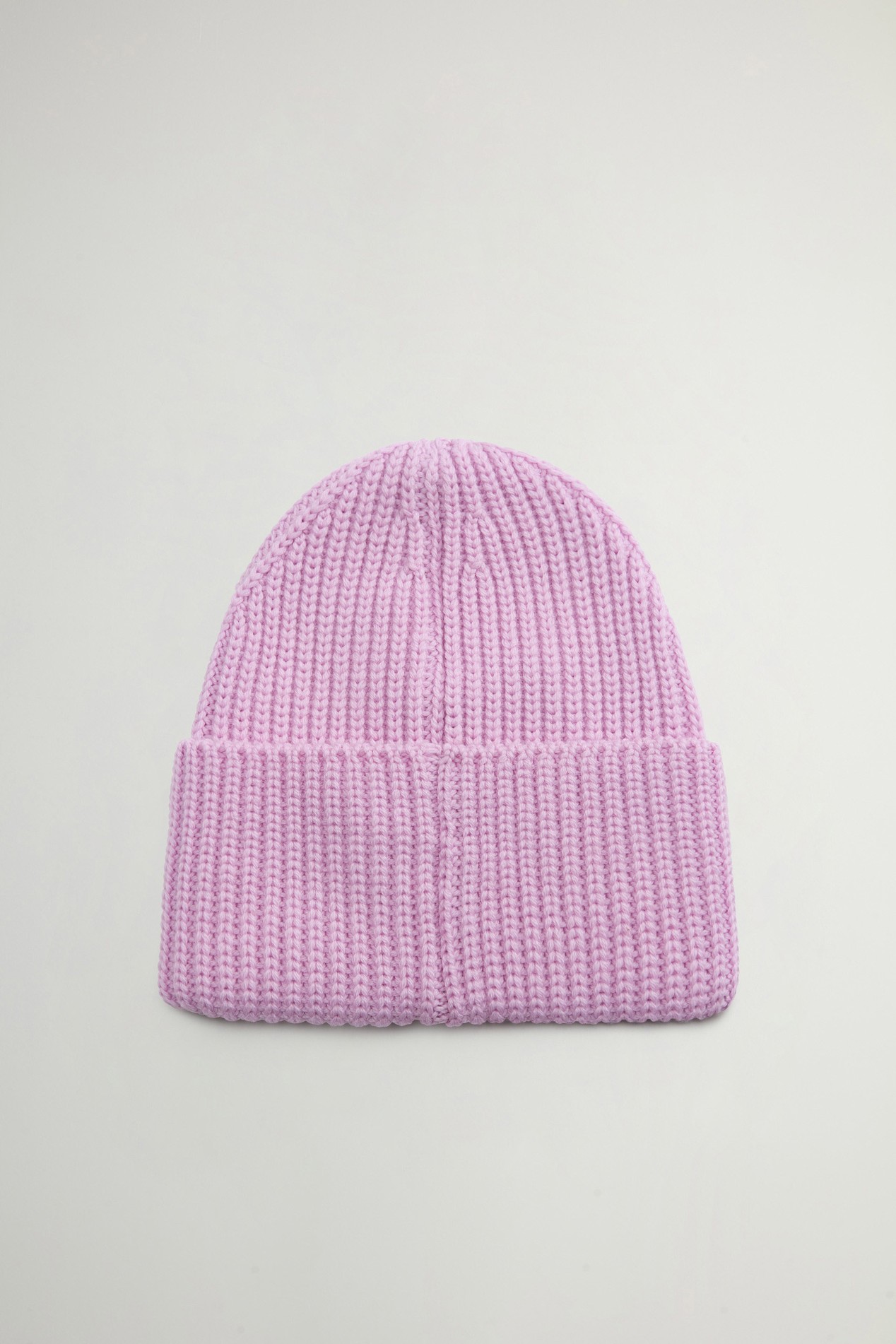 FINE MERINOS LOGO BEANIE Rosa photo 3 | Woolrich