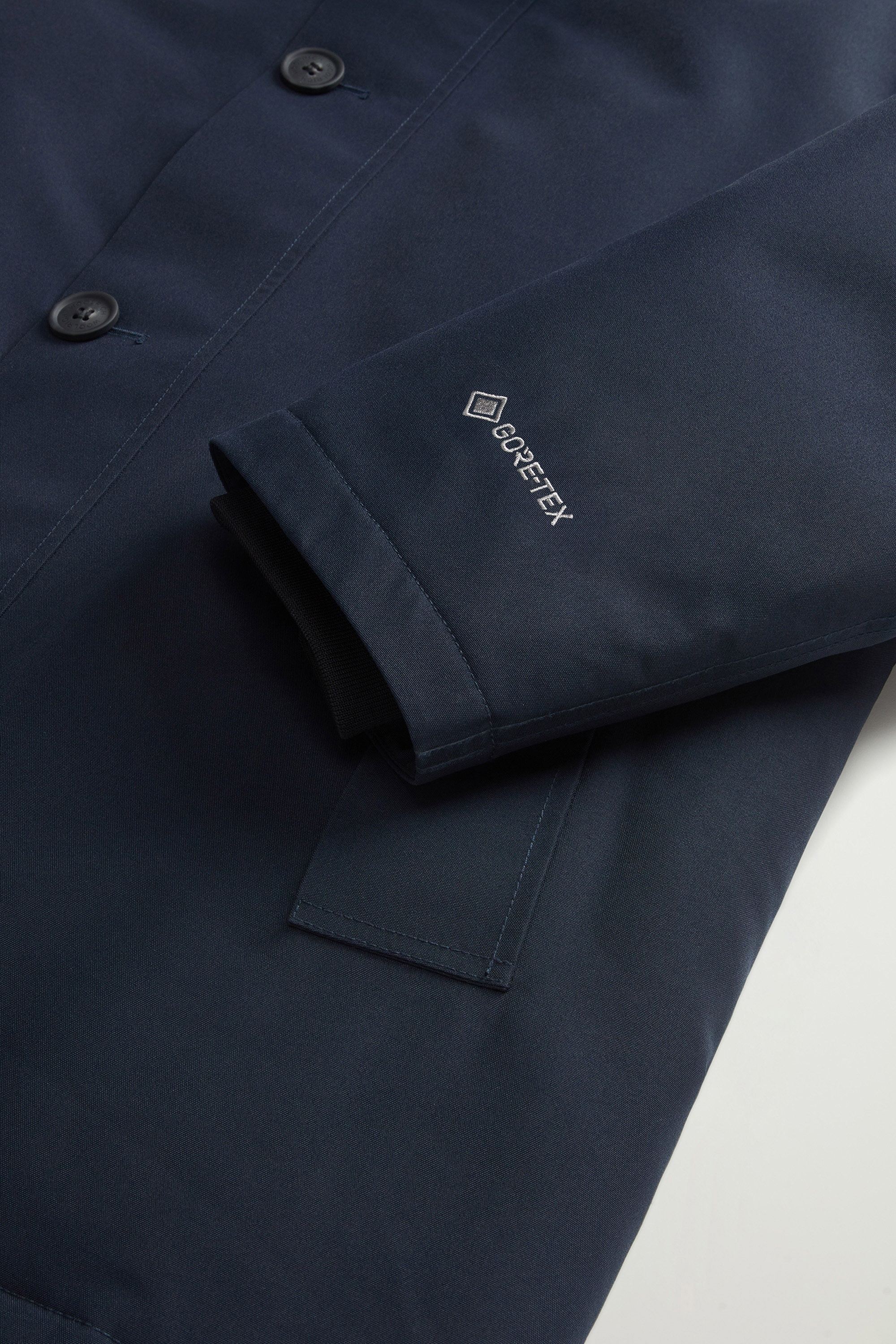 Waterproof Parka in Recycled Two-Layered GORE-TEX Fabric Blue photo 7 | Woolrich