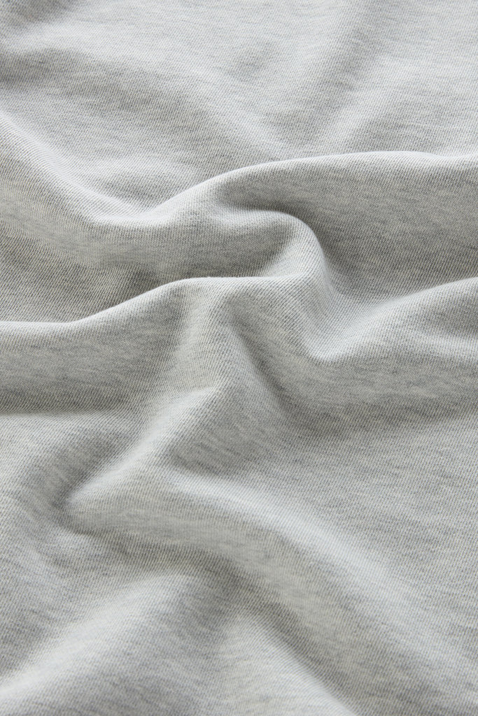 Pure Cotton Crewneck Sweatshirt with Embossed Print Gray photo 4 | Woolrich