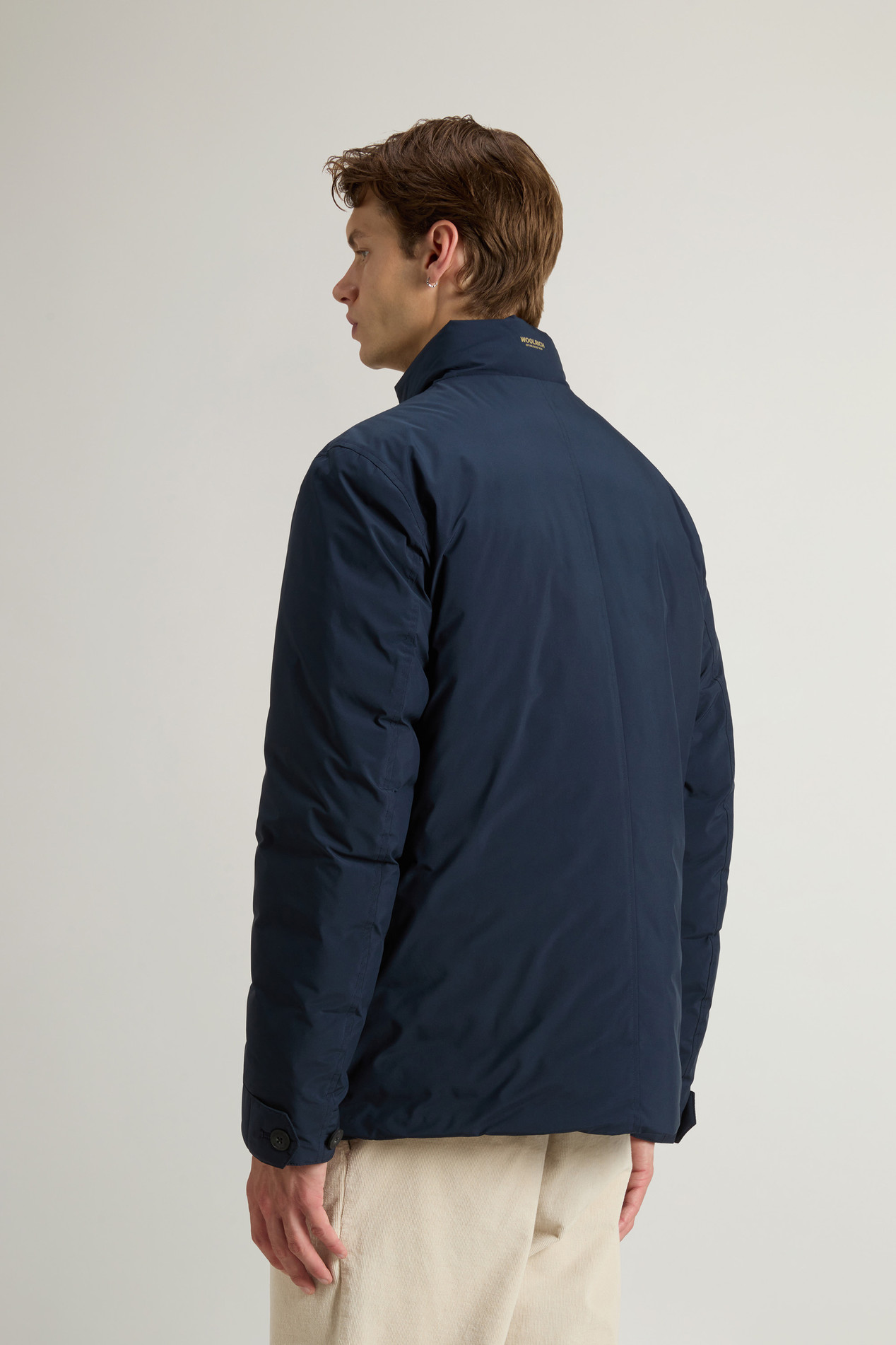 Cloud Jacket with Stand-Up Collar Blue photo 3 | Woolrich