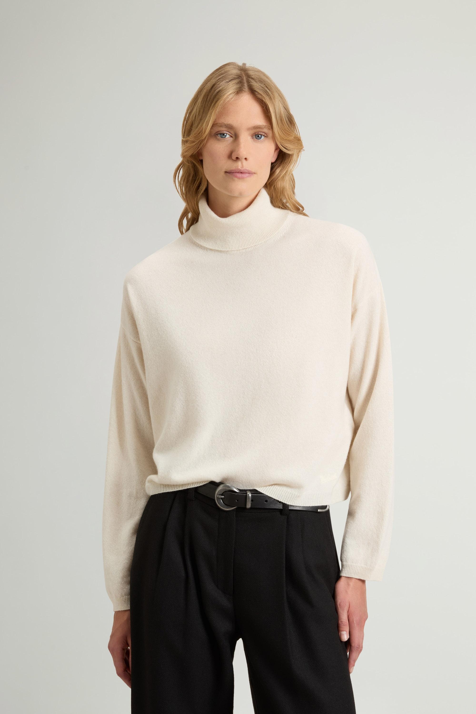 Sweater in Wool and Cashmere Blend White photo 1 | Woolrich