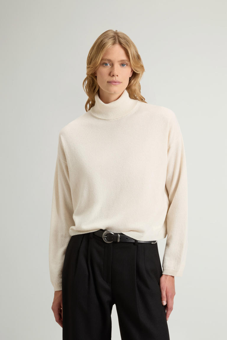 Trui van wol- en kasjmiermix Wit photo 1 | Woolrich