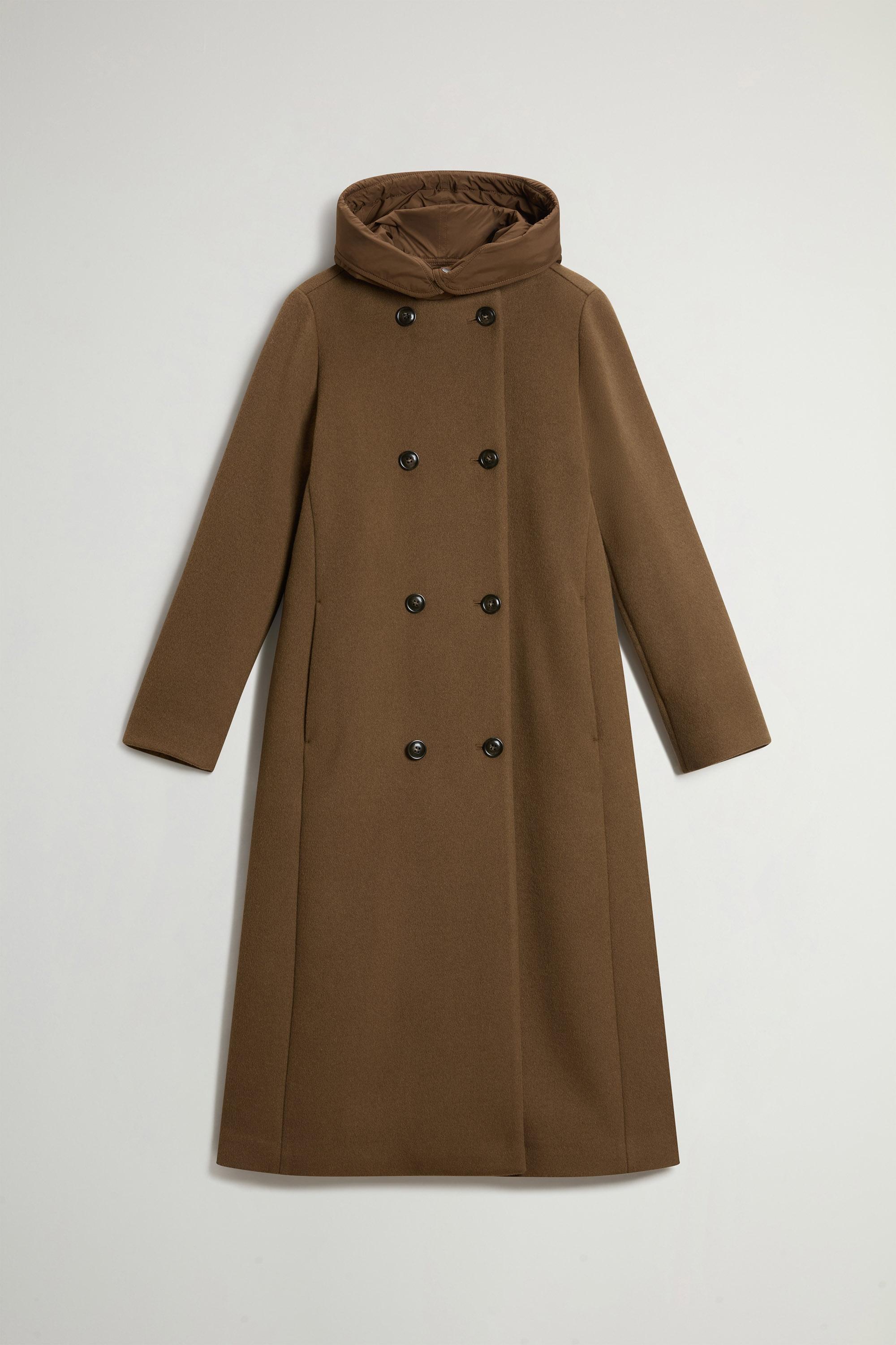 MELTON WOOL COAT Green photo 5 | Woolrich