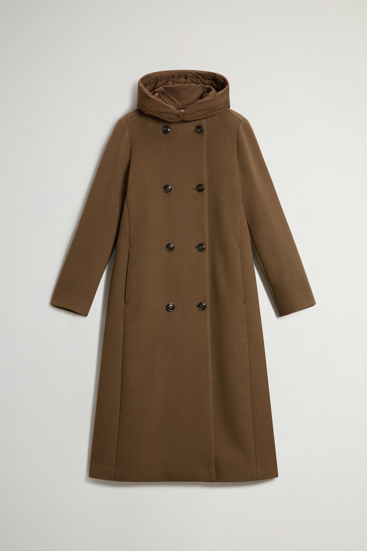 MELTON WOOL COAT Green photo 5 | Woolrich