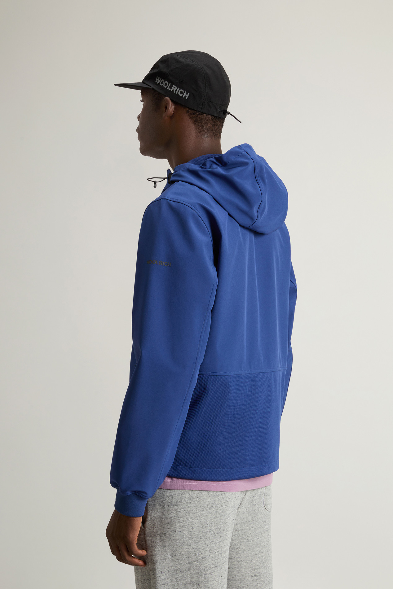 Giacca in Tech Softshell Blu photo 3 | Woolrich
