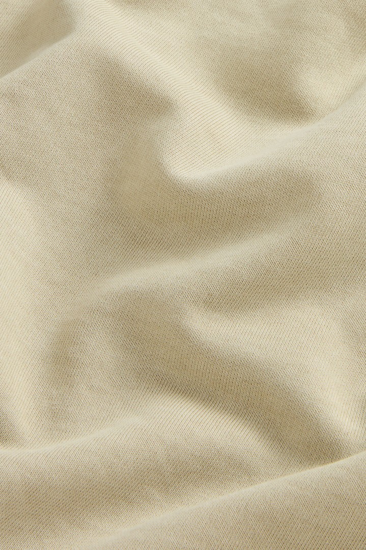 GARMENT DYED LOGO FULL ZIP HOODIE Beige photo 6 | Woolrich