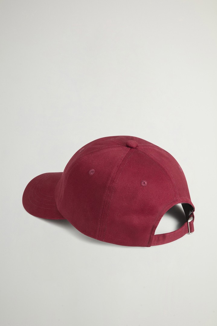 LOGO BASEBALL CAP Burgundy photo 2 | Woolrich
