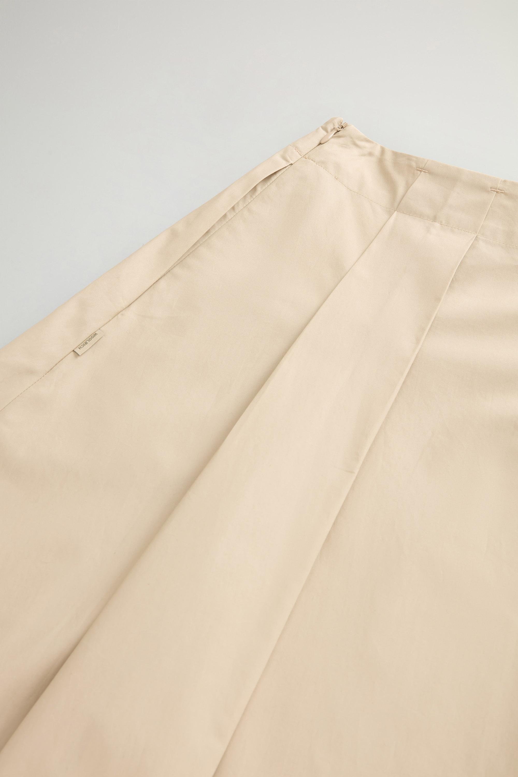 COTTON POPLIN SKIRT Beige photo 5 | Woolrich