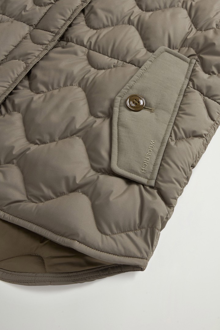 Quilted Microfiber Heritage Vest Green photo 7 | Woolrich