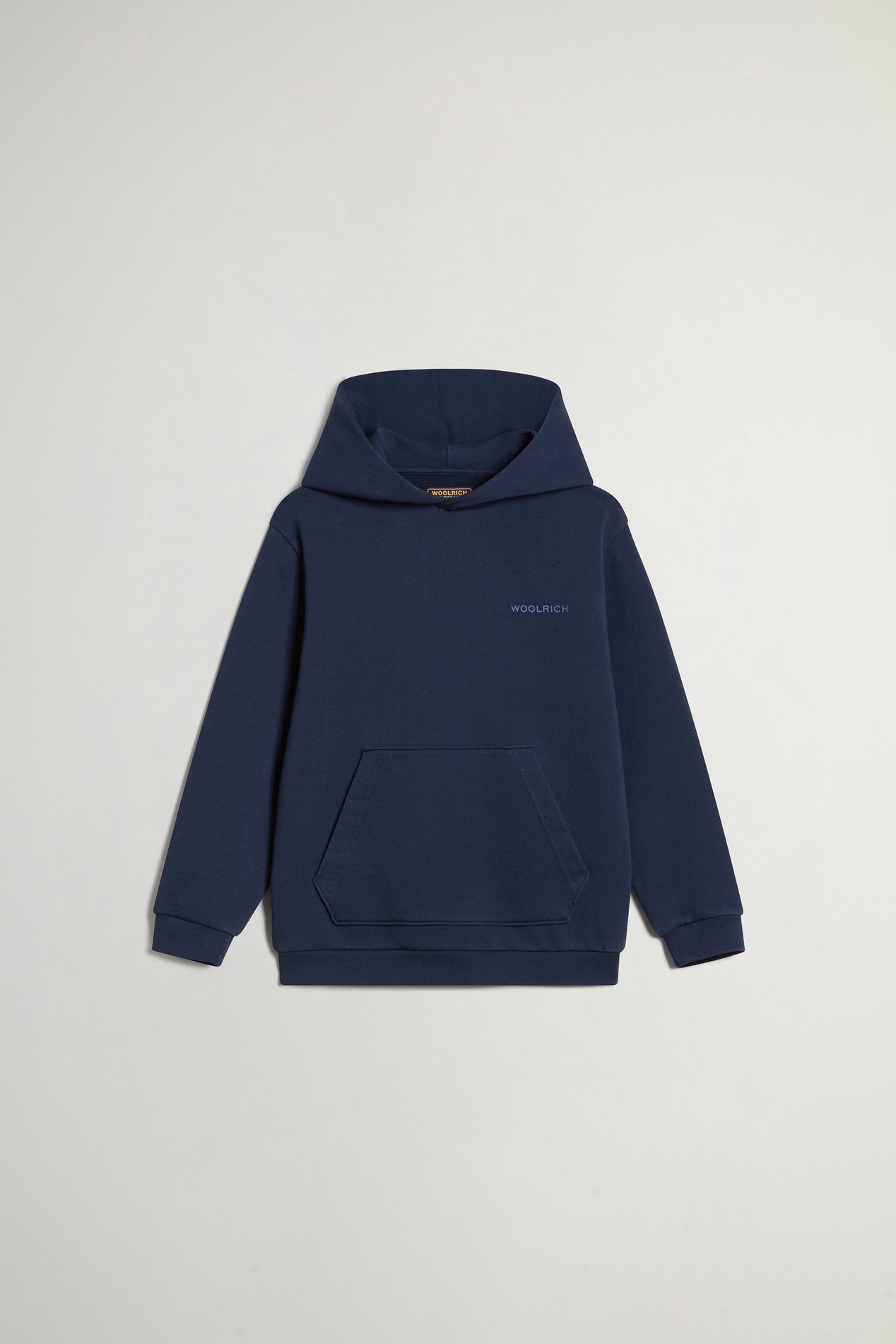 LOGO HOODIE Blue photo 1 | Woolrich