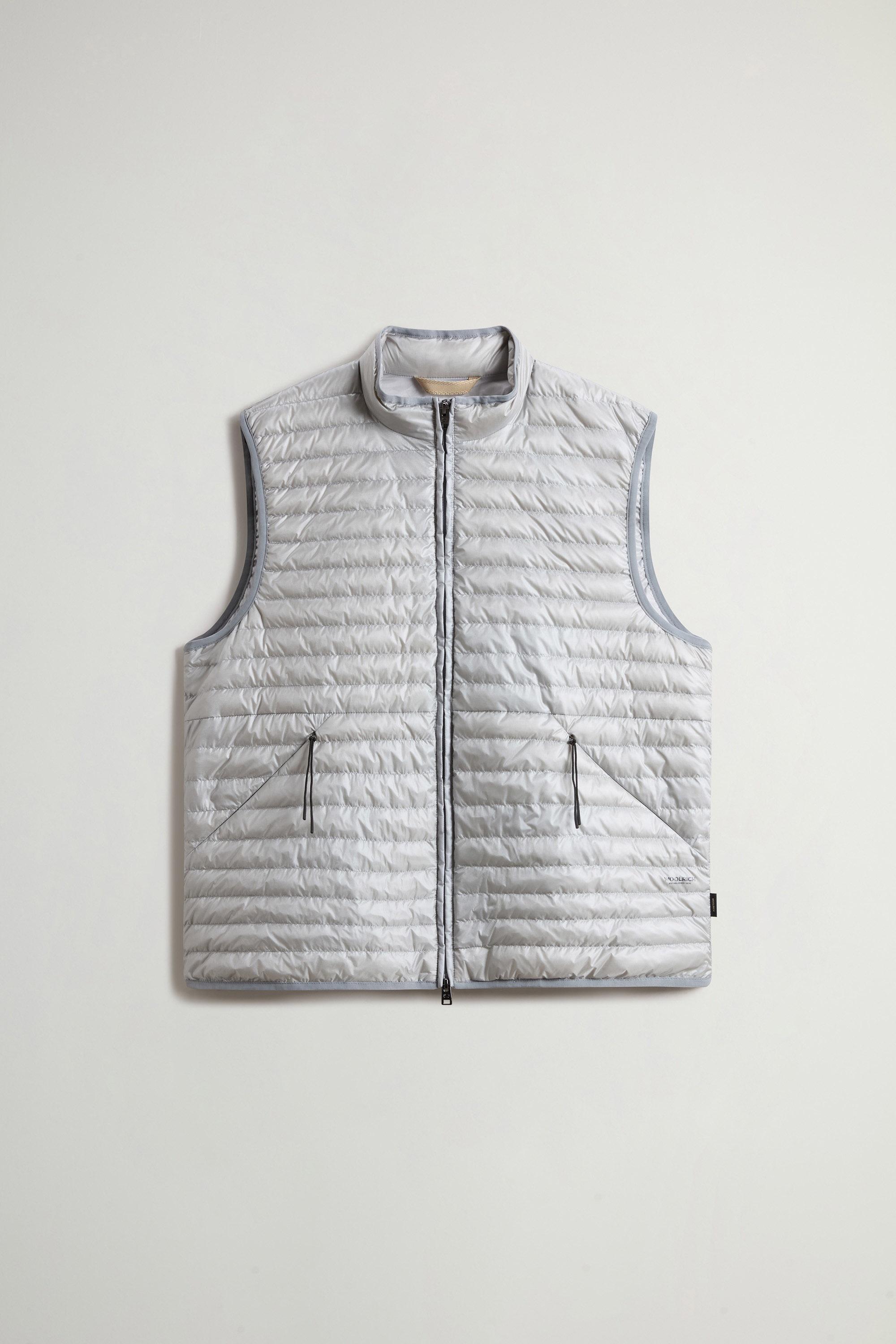 Allen Padded Vest in Ripstop Nylon Gray photo 5 | Woolrich