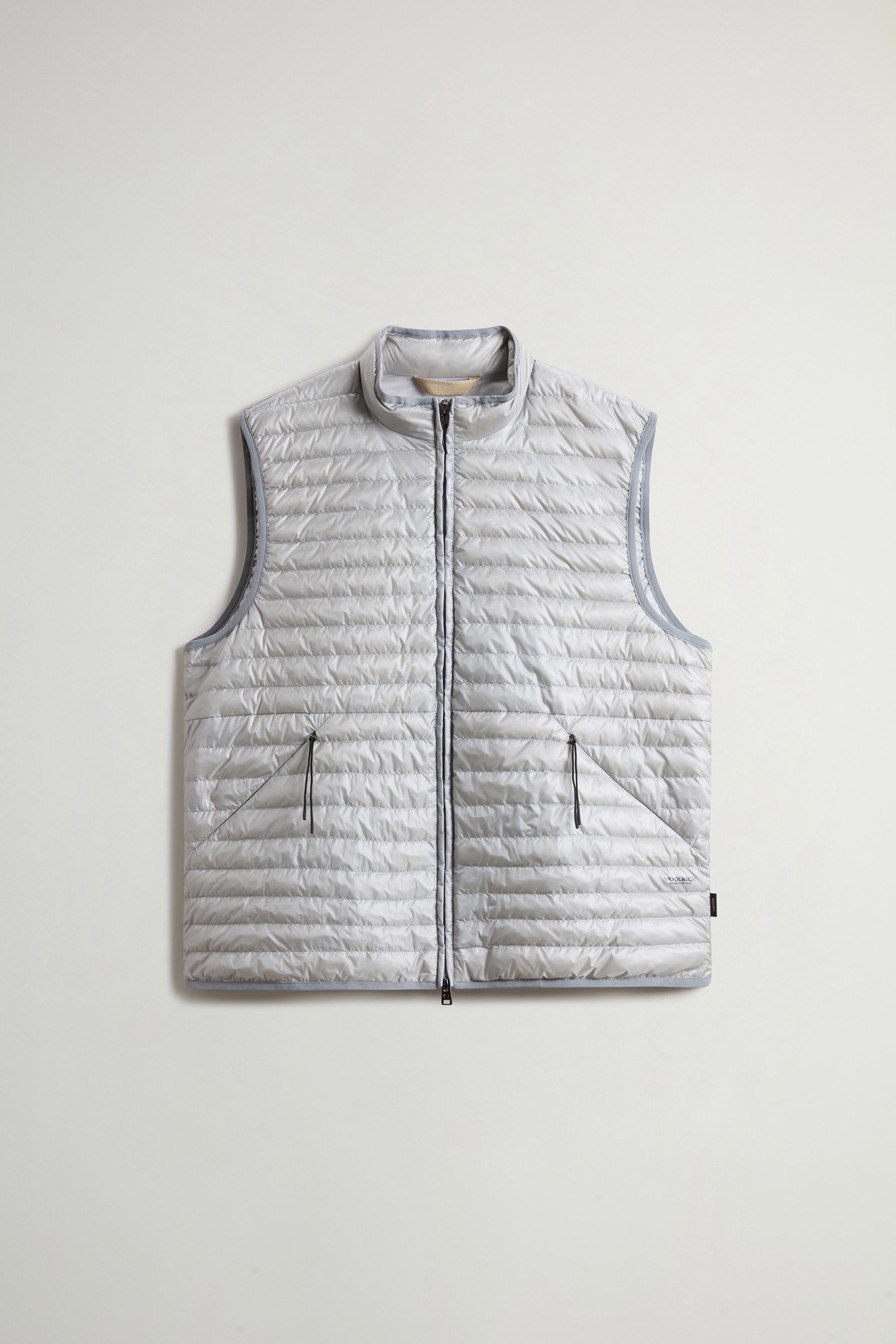 Allen Padded Vest in Ripstop Nylon Gray photo 5 | Woolrich