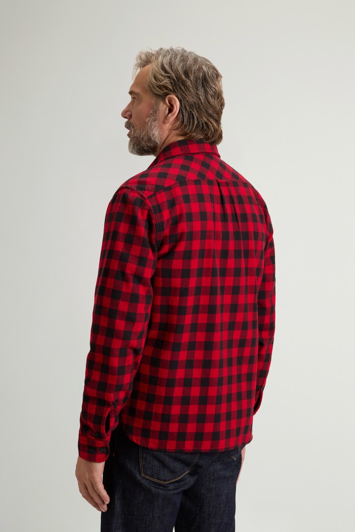 HEAVY COTTON SHIRT Rot photo 3 | Woolrich