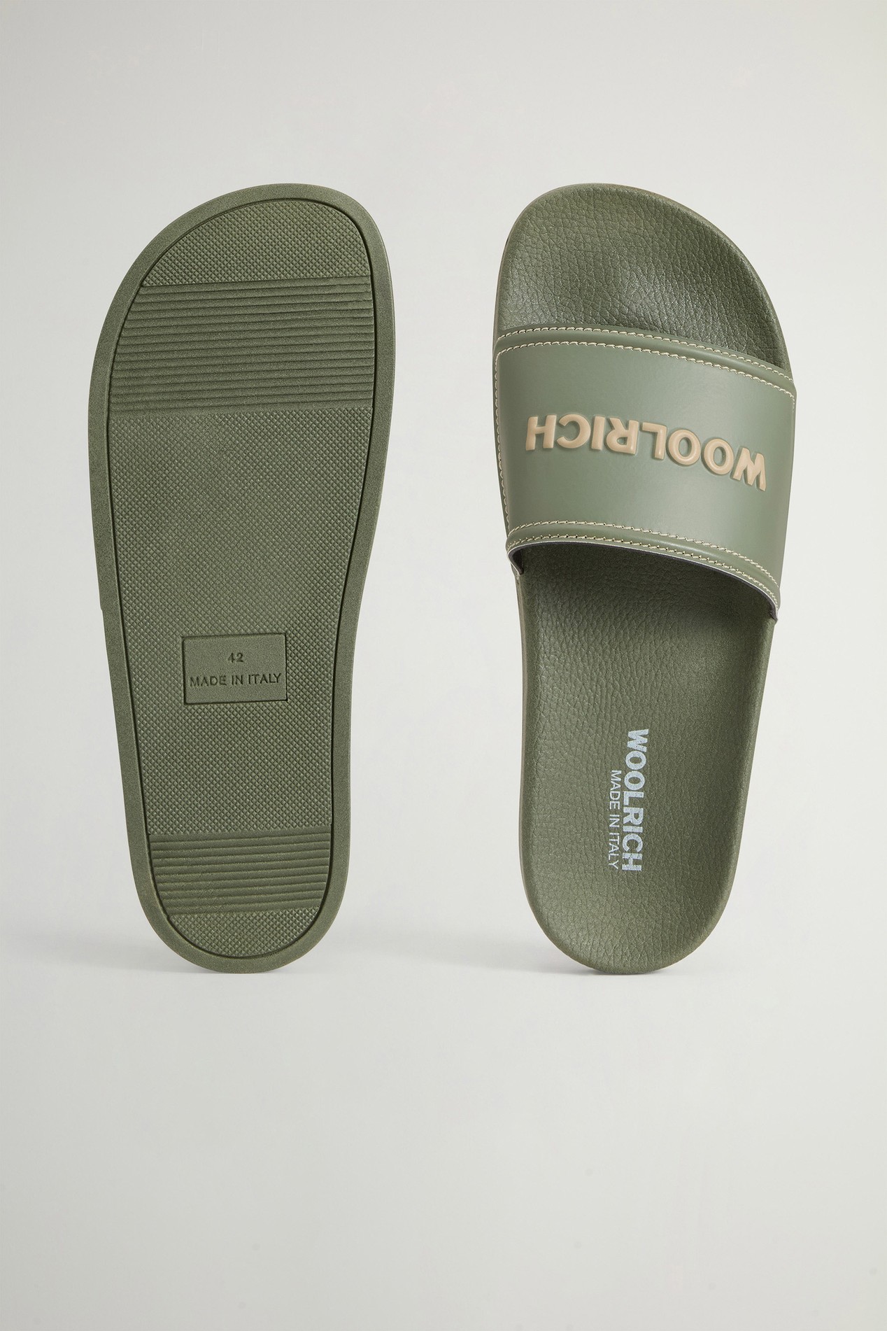 SLIDE SANDAL Green photo 4 | Woolrich