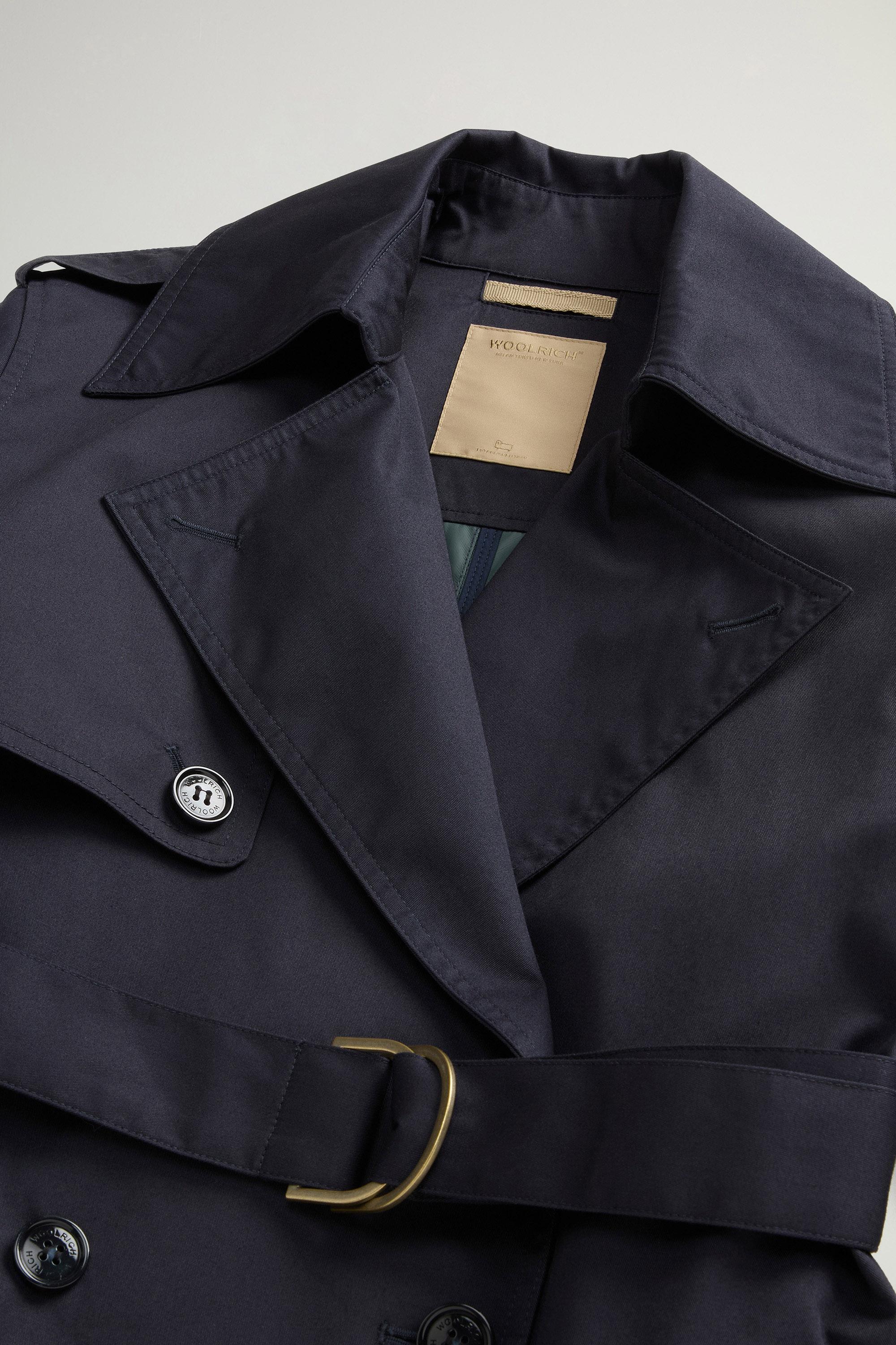 TECH COTTON TRENCH Blue photo 6 | Woolrich