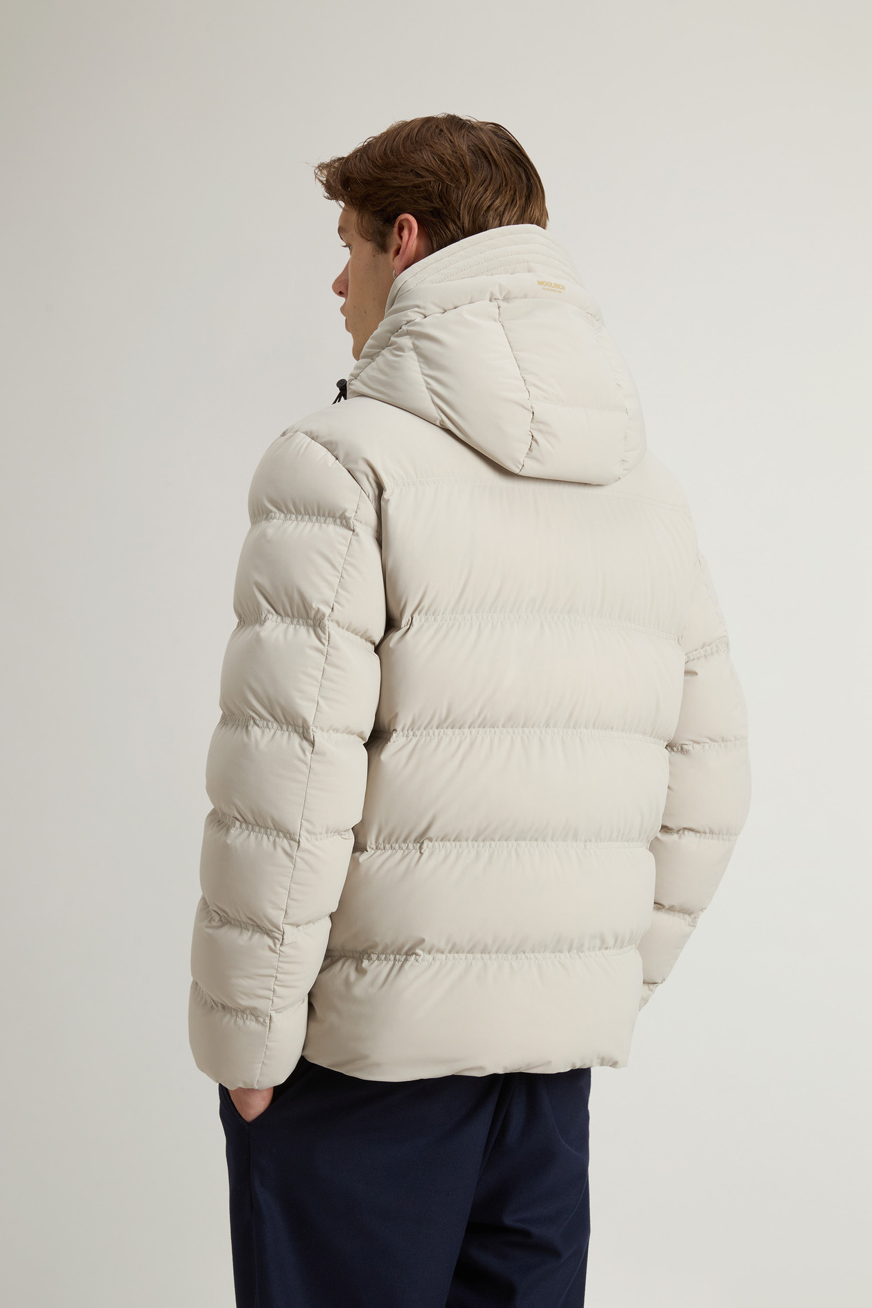 MATT STRETCH PUFFER JACKET Gray photo 3 | Woolrich