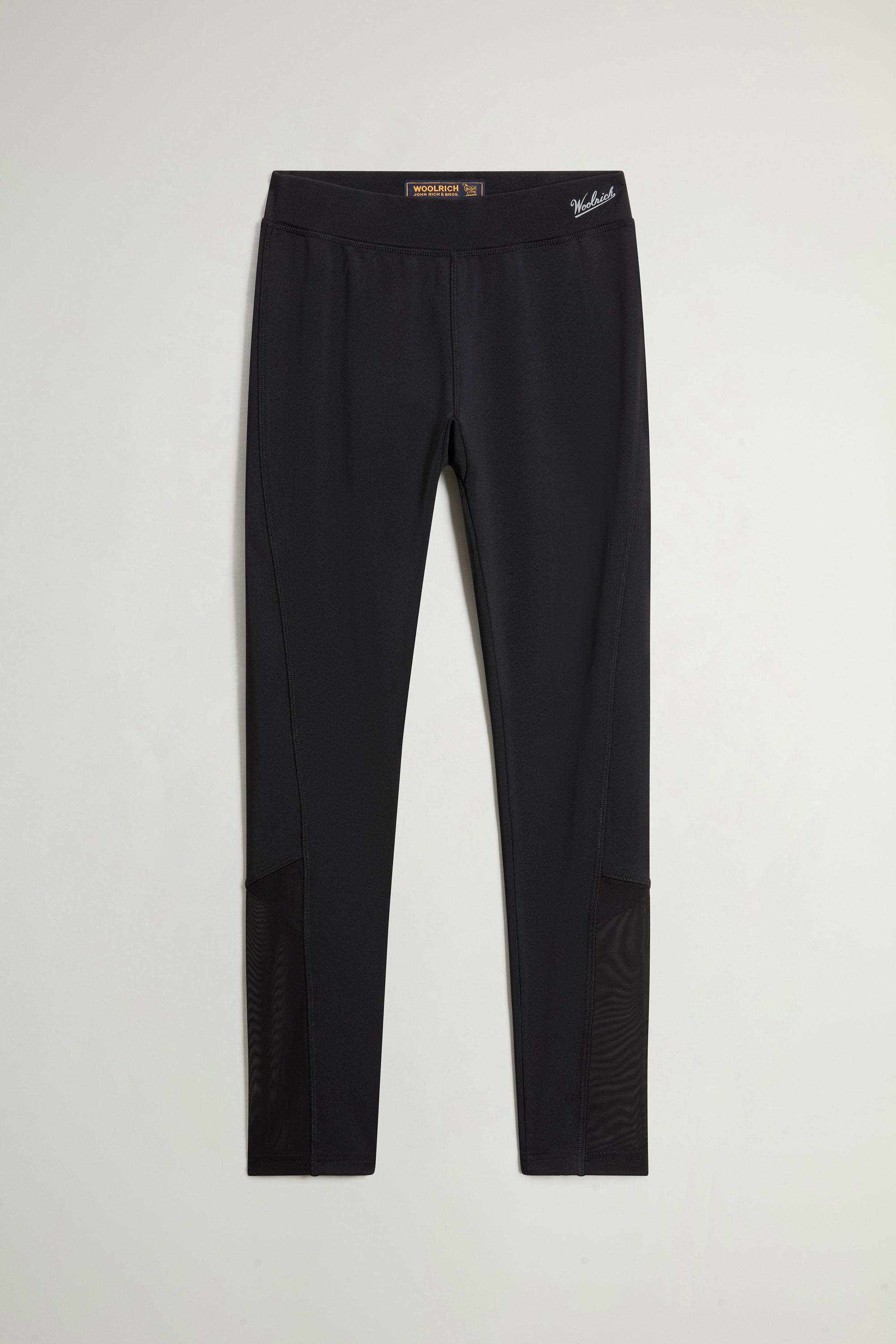 Legging en interlock stretch Noir photo 1 | Woolrich