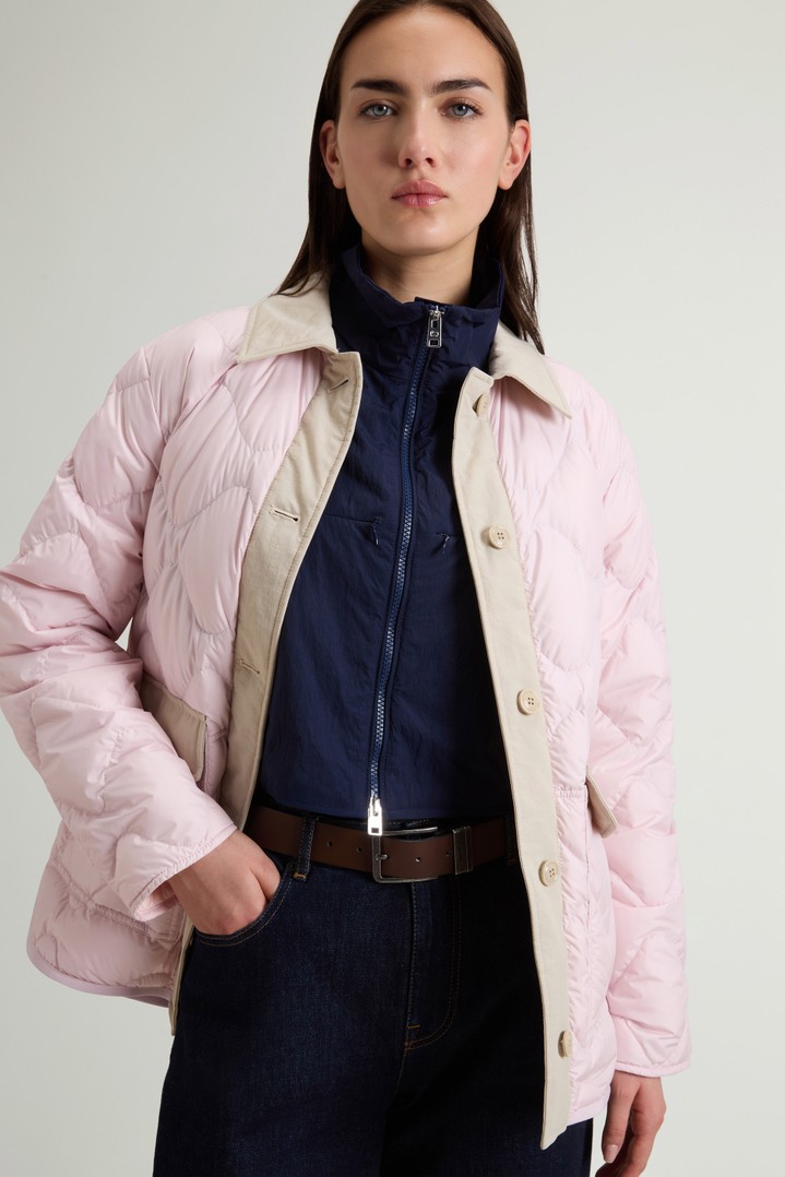 Quilted Microfiber Heritage Jacket Pink photo 4 | Woolrich