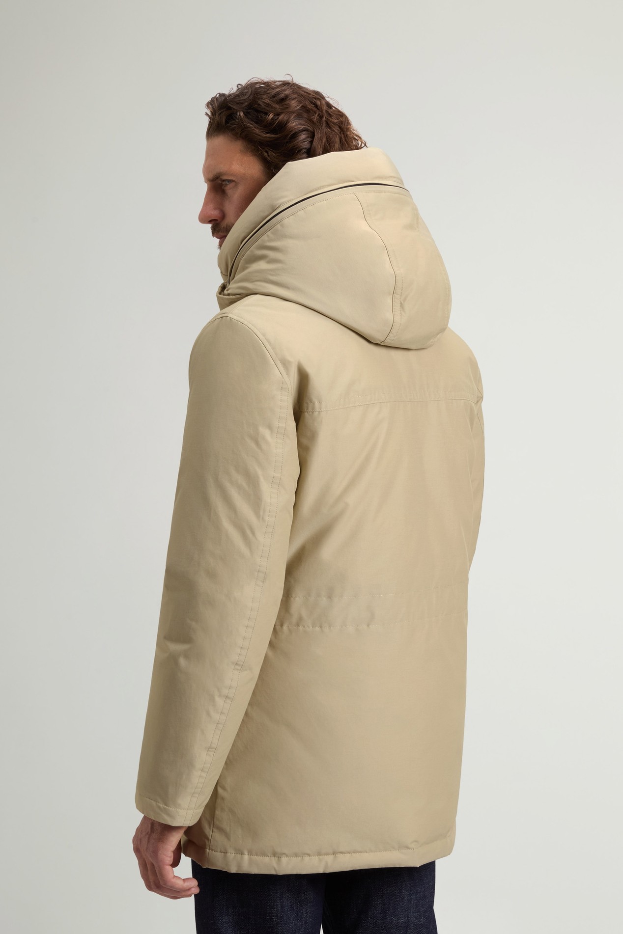 Arctic Parka Evolution in Ramar Cloth Beige photo 3 | Woolrich