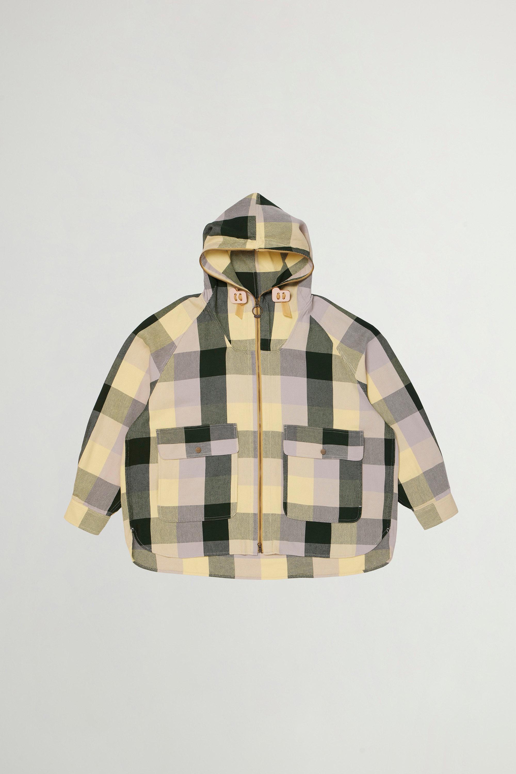 Buffalo Jacket in Checked Pure Cotton Yellow photo 1 | Woolrich
