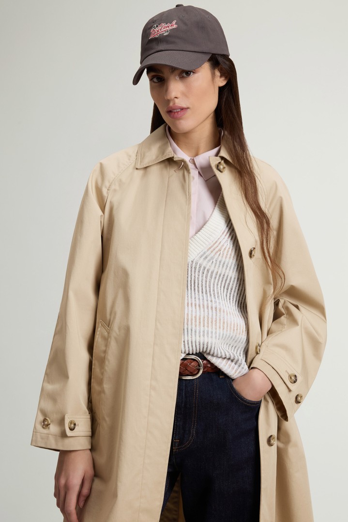 TECH COTTON COAT Beige photo 4 | Woolrich