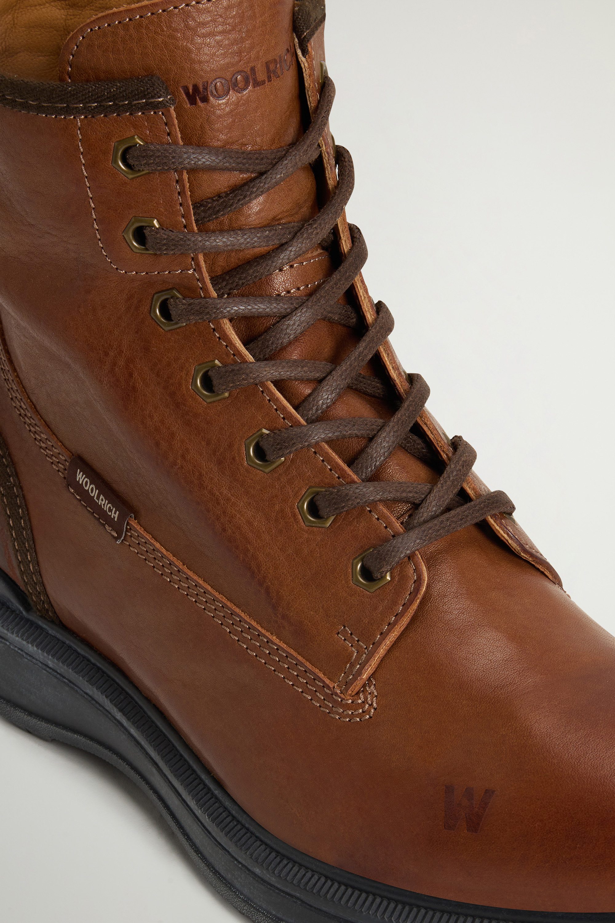 Grove Lace-Up Boots in Cowhide Leather Brown photo 5 | Woolrich